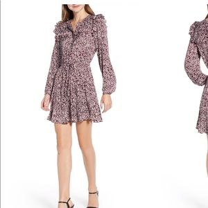 Selandra Disty Floral Ruffle Detail Dress